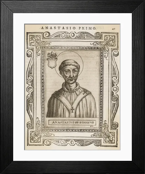 Framed Print : Pope Anastasius I Framed Print : Pope Anastasius I