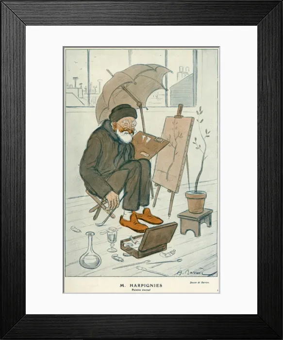 Framed Print : Henri-Joseph Harpignies Framed Print : Henri-Joseph Harpignies