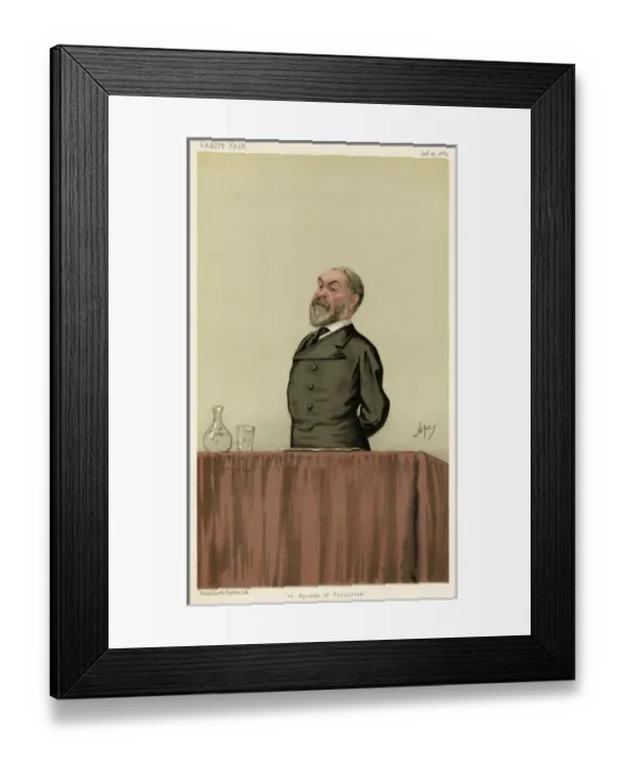 Framed Print : Frederic Harrison / Vf 86 Framed Print : Frederic Harrison / Vf 86