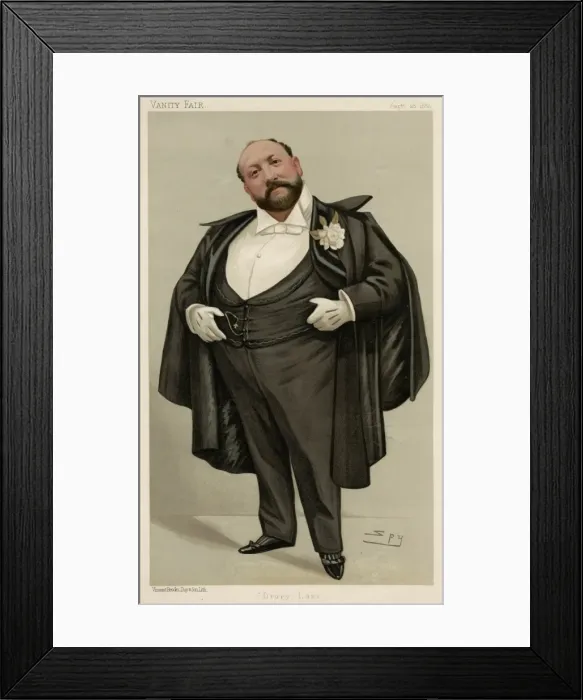 Framed Print : Augustus Harris / Vf 1889 Framed Print : Augustus Harris / Vf 1889