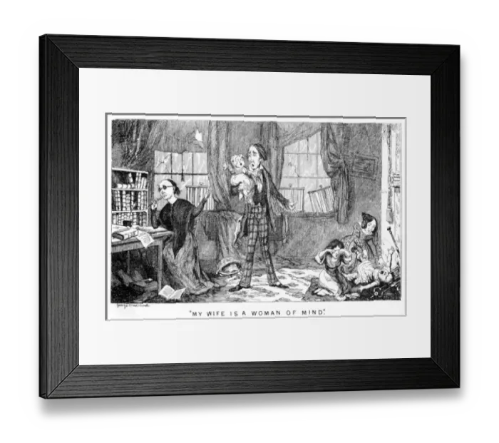 Framed Print : Satire / Woman of Mind Framed Print : Satire / Woman of Mind