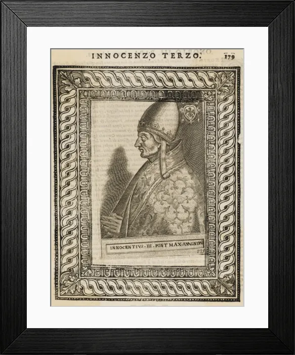 Framed Print : Pope Innocens III Framed Print : Pope Innocens III