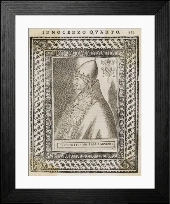 Framed Print : Pope Innocens IV Framed Print : Pope Innocens IV