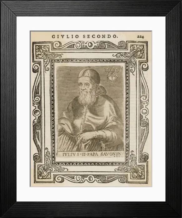 Framed Print : Pope Julius Ii / Cavallier Framed Print : Pope Julius Ii / Cavallier