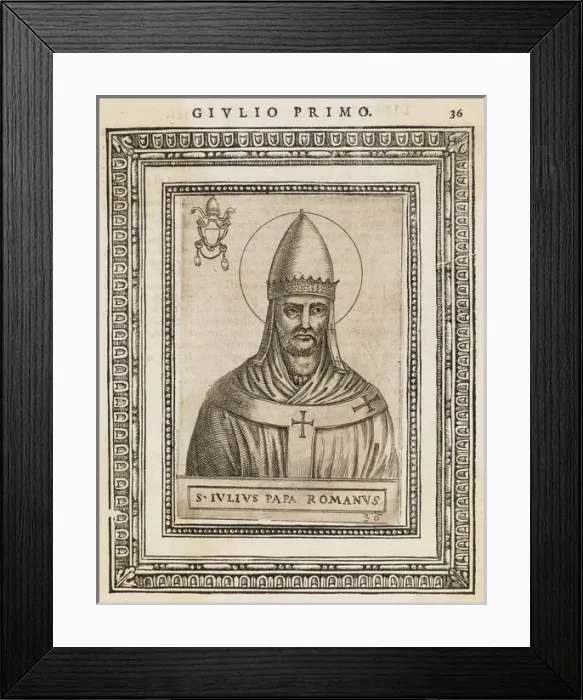 Framed Print : Pope Julius I Framed Print : Pope Julius I