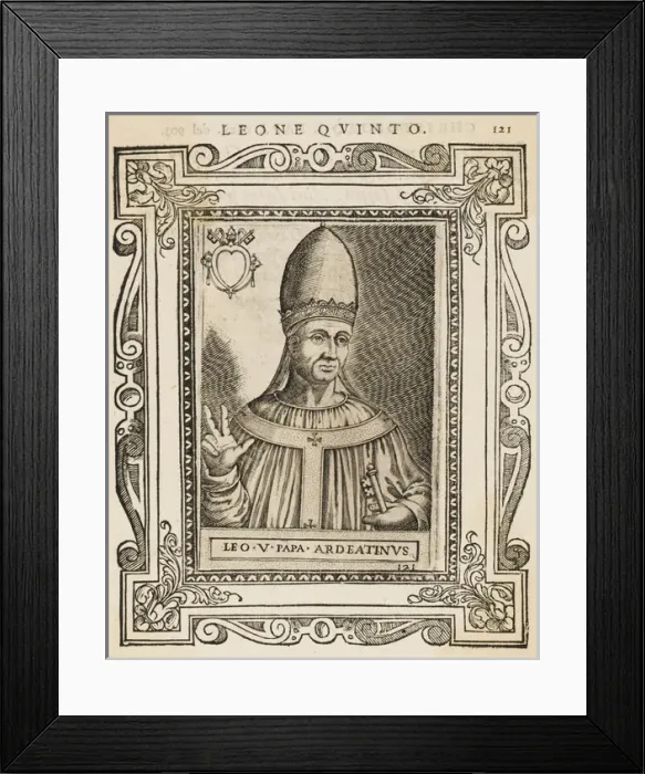 Framed Print : POPE LEO V Framed Print : POPE LEO V