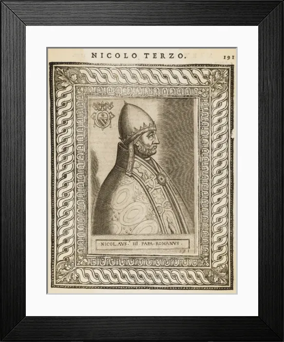Framed Print : Pope Nicholaus III Framed Print : Pope Nicholaus III
