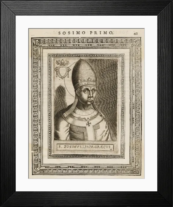 Framed Print : Pope Zosimus Framed Print : Pope Zosimus