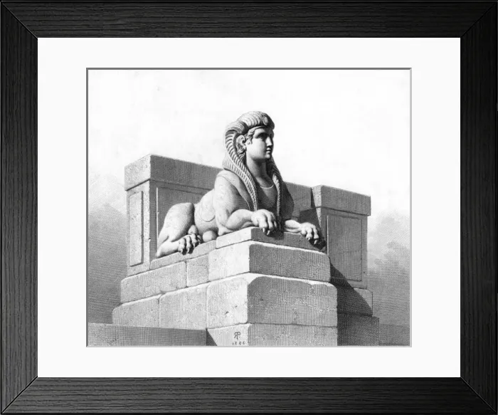 Framed Print : Folklore / Sphinx Framed Print : Folklore / Sphinx