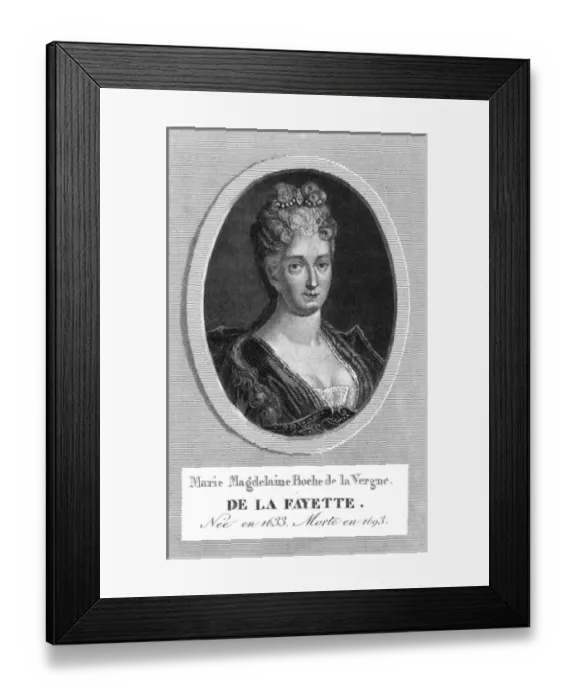 Framed Print : Comtesse De Lafayette Framed Print : Comtesse De Lafayette