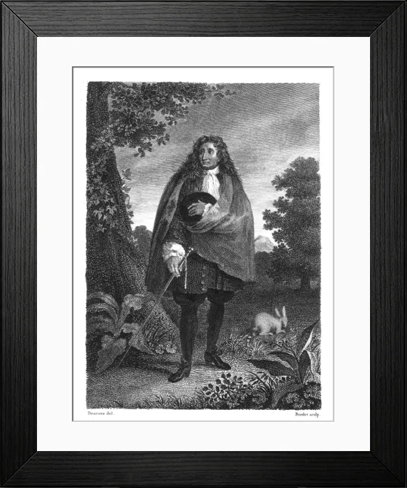 Framed Print : Jean De LA Fontaine Framed Print : Jean De LA Fontaine