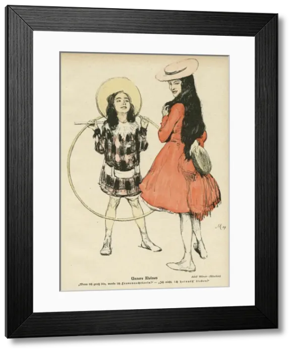 Framed Print : Traditional Roles Framed Print : Traditional Roles
