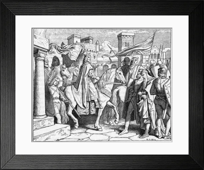 Framed Print : Italy / 773 / Charlemagne Framed Print : Italy / 773 / Charlemagne