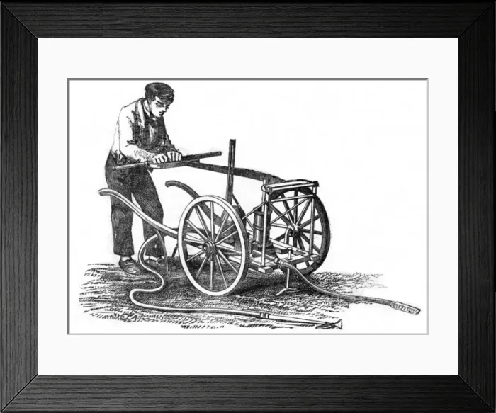 Framed Print : Farmers Fire Engine Framed Print : Farmers Fire Engine