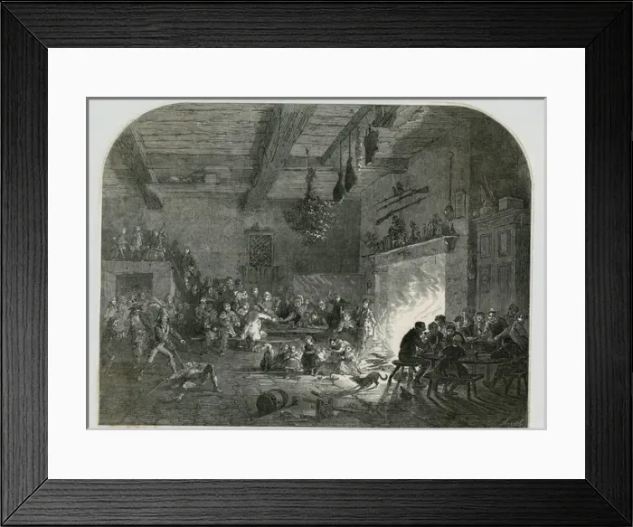 Framed Print : Mummers in Devon Framed Print : Mummers in Devon