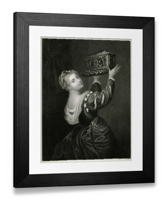 Framed Print : Titian - Lavinia Vecelli Framed Print : Titian - Lavinia Vecelli