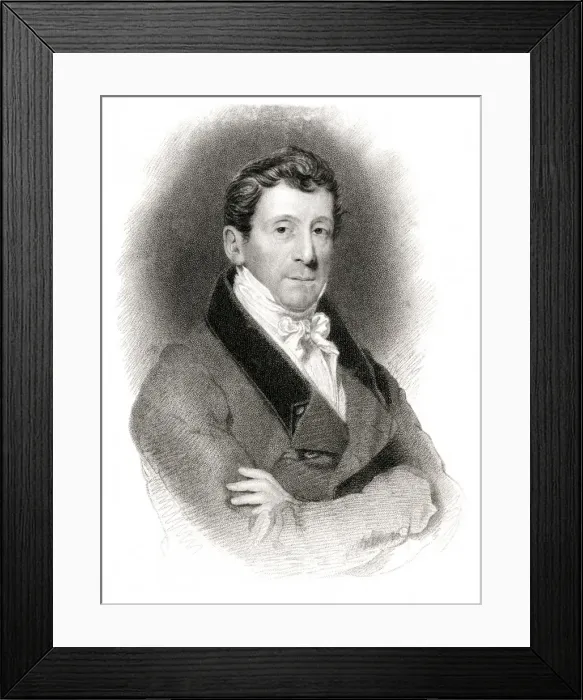Framed Print : John Baptist Cramer Framed Print : John Baptist Cramer