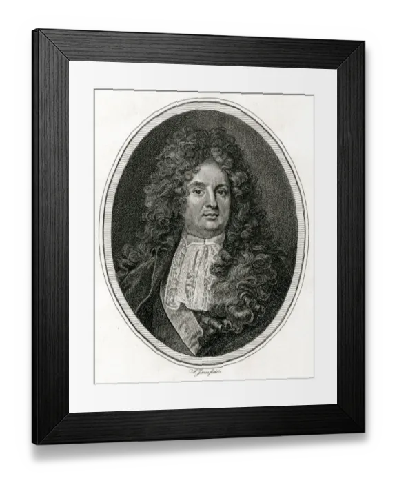 Framed Print : Charles Colbert, Marquis Framed Print : Charles Colbert, Marquis