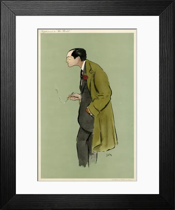 Framed Print : Hubert Latham (Aviator) Framed Print : Hubert Latham (Aviator)