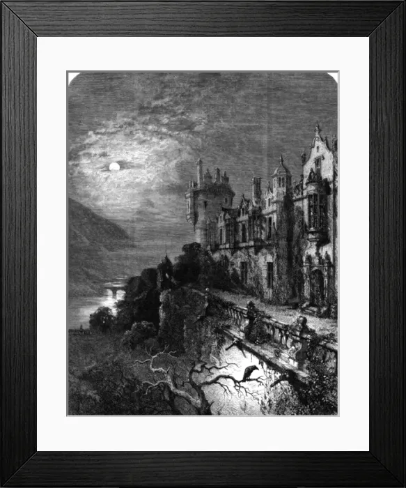 Framed Print : Deserted Castle Framed Print : Deserted Castle