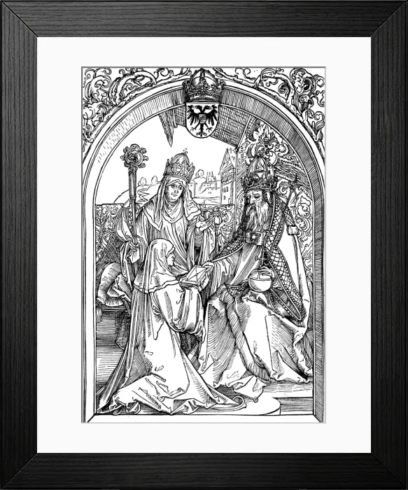 Framed Print : Hrosvitha / Mamz / Deutsche Framed Print : Hrosvitha / Mamz / Deutsche