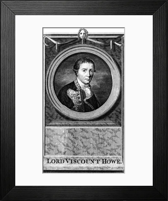 Framed Print : William Howe / 5th Viscoun Framed Print : William Howe / 5th Viscoun