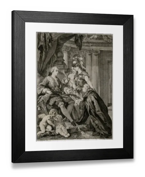 Framed Print : Louis XV & Friends Framed Print : Louis XV & Friends