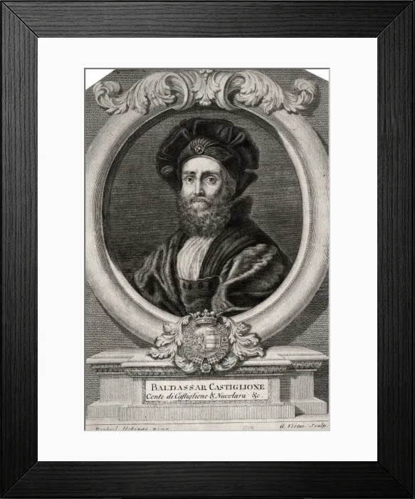 Framed Print : Baldassare Castiglione Framed Print : Baldassare Castiglione