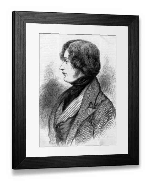 Framed Print : Disraeli / D`orsay Framed Print : Disraeli / D`orsay