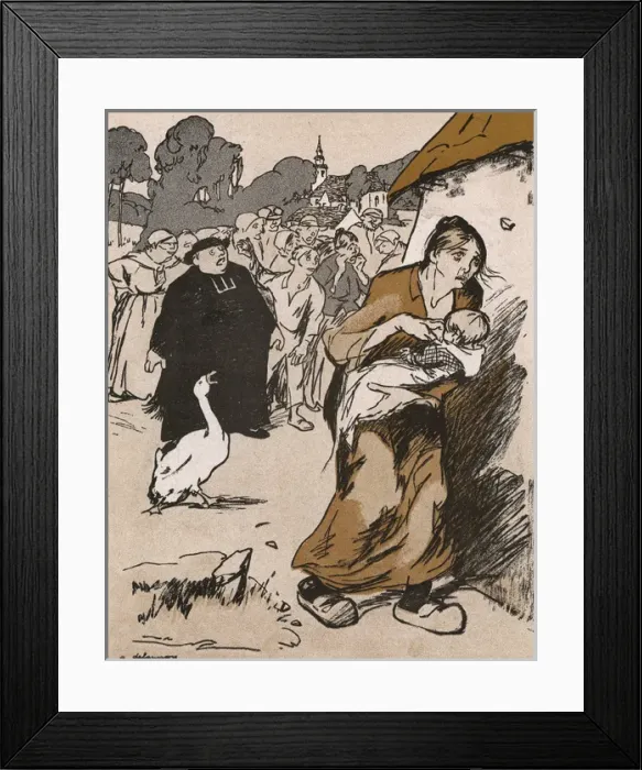 Framed Print : Unmarried Mother Framed Print : Unmarried Mother
