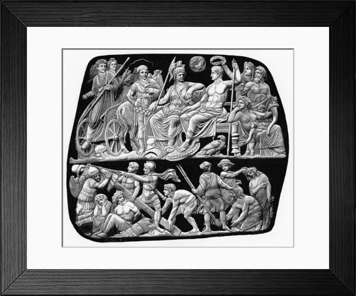 Framed Print : Augustus with Livia &c Framed Print : Augustus with Livia &c