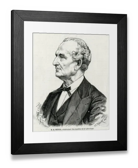 Framed Print : Henry Meiggs / Engineer Framed Print : Henry Meiggs / Engineer