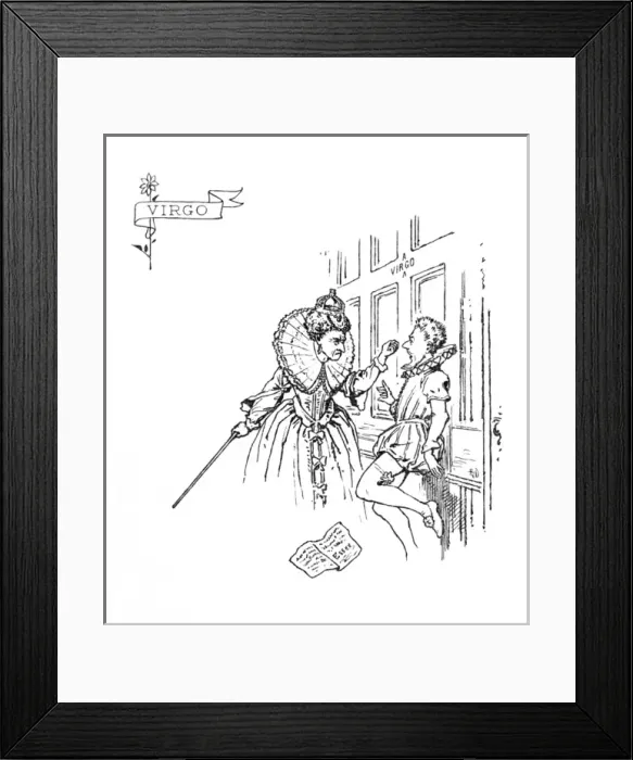 Framed Print : Zodiac / Virgo (Maxims) Framed Print : Zodiac / Virgo (Maxims)