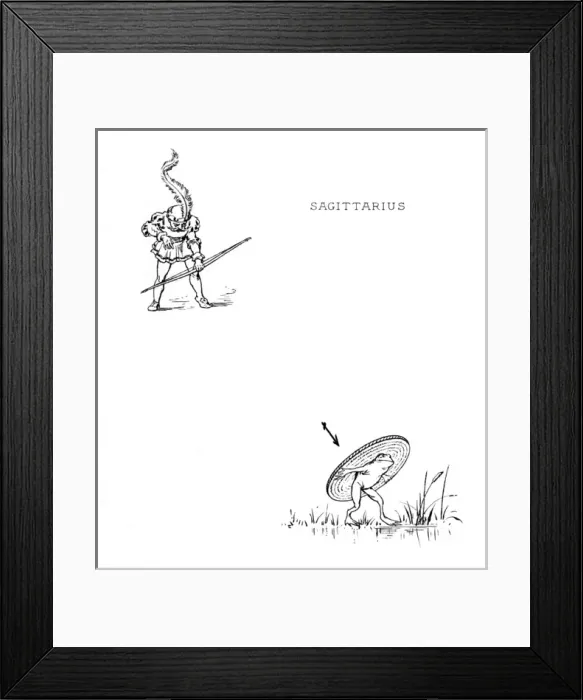 Framed Print : Zodiac / Sagittarius / Maxim Framed Print : Zodiac / Sagittarius / Maxim
