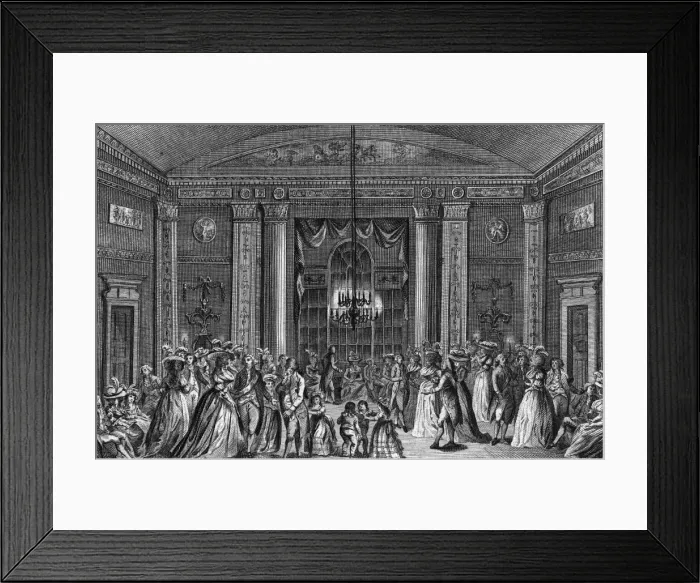 Framed Print : Social / Grand Saloon 18C Framed Print : Social / Grand Saloon 18C