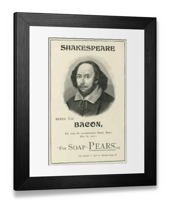 Framed Print : William Shakespeare Framed Print : William Shakespeare