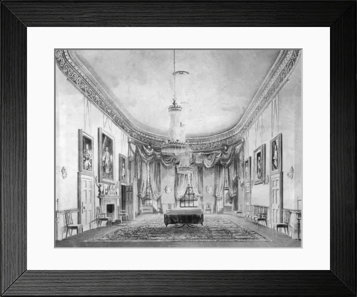 Framed Print : Camden House Dining Room Framed Print : Camden House Dining Room