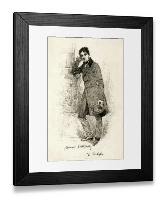 Framed Print : Carlyle (Maclise) Framed Print : Carlyle (Maclise)
