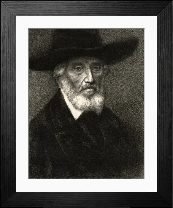 Framed Print : Carlyle (Legros)