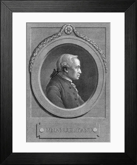 Framed Print : Immanuel Kant (Bause) Framed Print : Immanuel Kant (Bause)