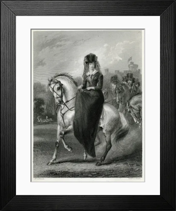 Framed Print : Victoria / Horse / Theron / 48 Framed Print : Victoria / Horse / Theron / 48