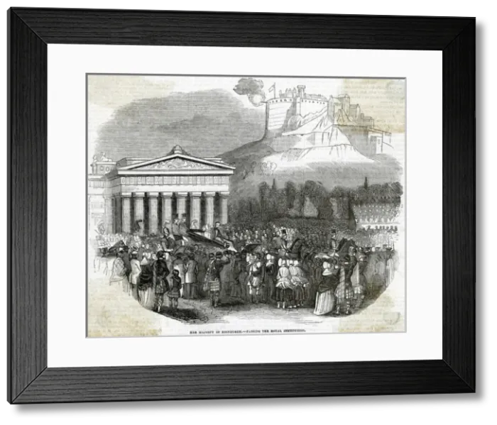 Framed Print : Royal visit to Scotland 1842 Framed Print : Royal visit to Scotland 1842