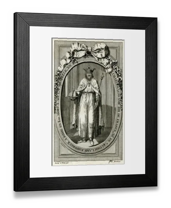 Framed Print : Charlemagne (Martinet) Framed Print : Charlemagne (Martinet)