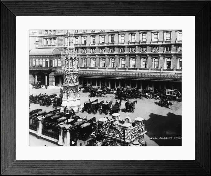 Framed Print : Charing Cross Forecourt Framed Print : Charing Cross Forecourt
