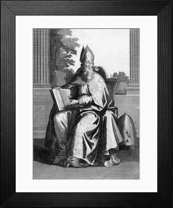 Framed Print : Saint Ambrose (Landry) Framed Print : Saint Ambrose (Landry)