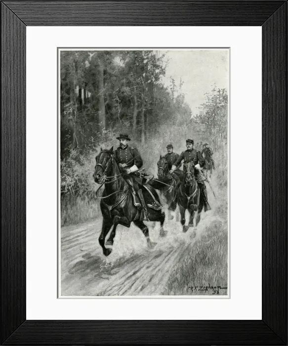 Framed Print : SHERIDANs ADVANCE 1864 Framed Print : SHERIDANs ADVANCE 1864