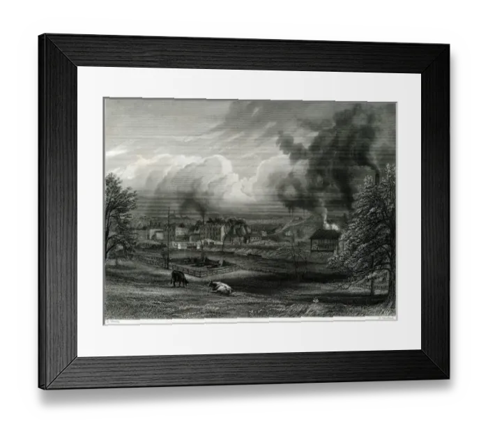Framed Print : Industrial Landscape / C19 Framed Print : Industrial Landscape / C19