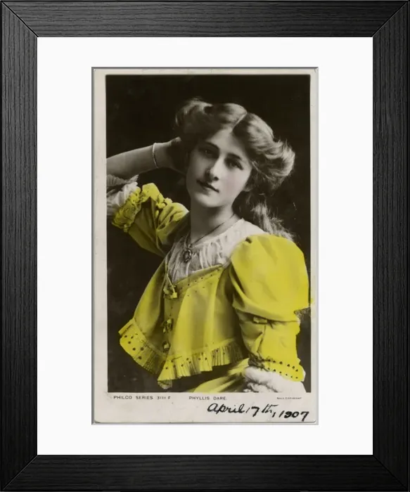 Framed Print : Phyllis Dare Framed Print : Phyllis Dare