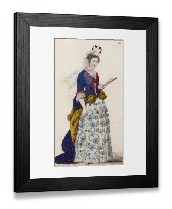 Framed Print : Orleans / Duchess / Liselott Framed Print : Orleans / Duchess / Liselott