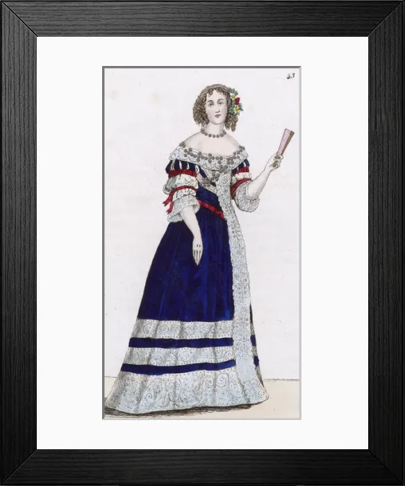 Framed Print : Montespan / Mme / Cost Hist Framed Print : Montespan / Mme / Cost Hist